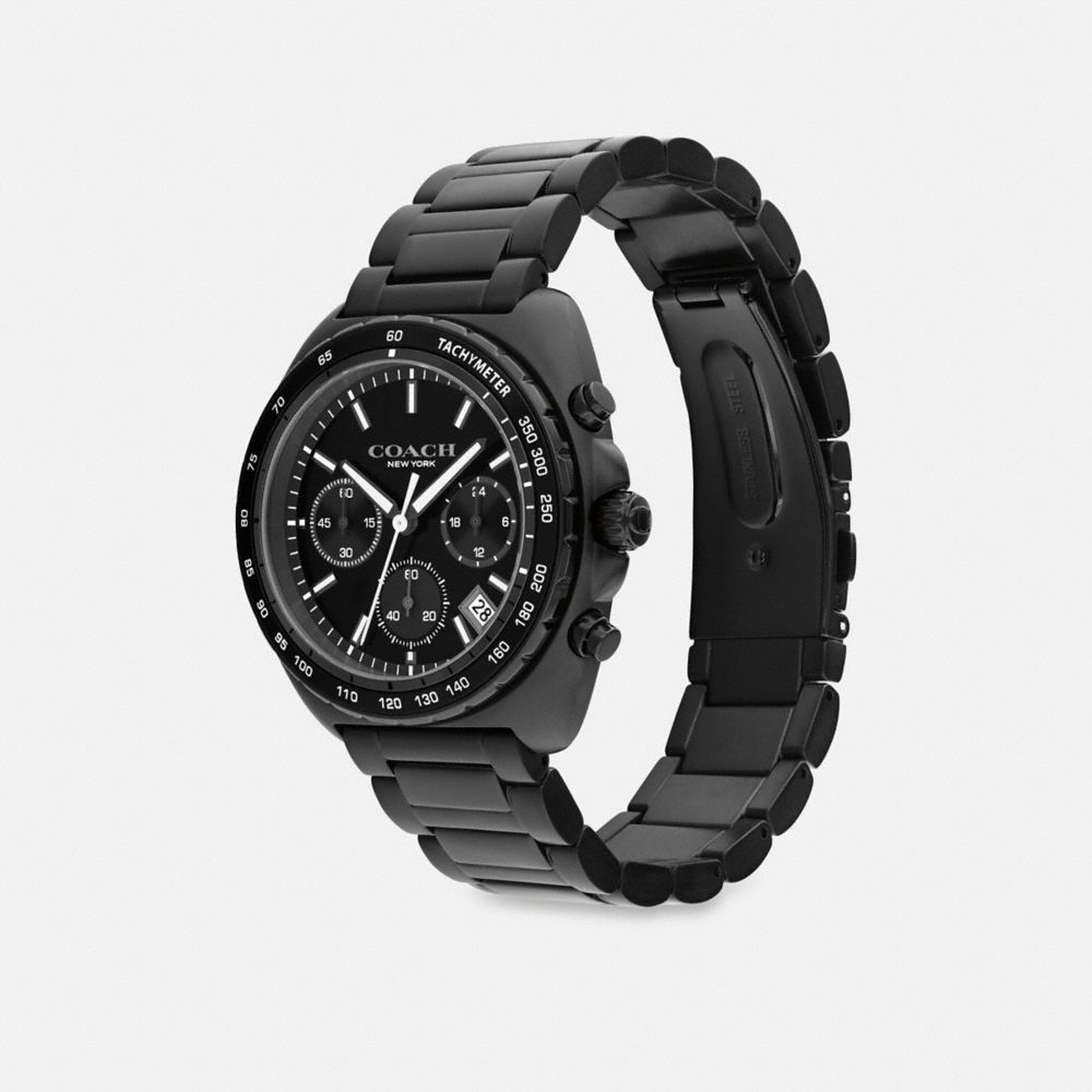 COACH®,Charter Chronograph Watch, 39 Mm,,Angle View