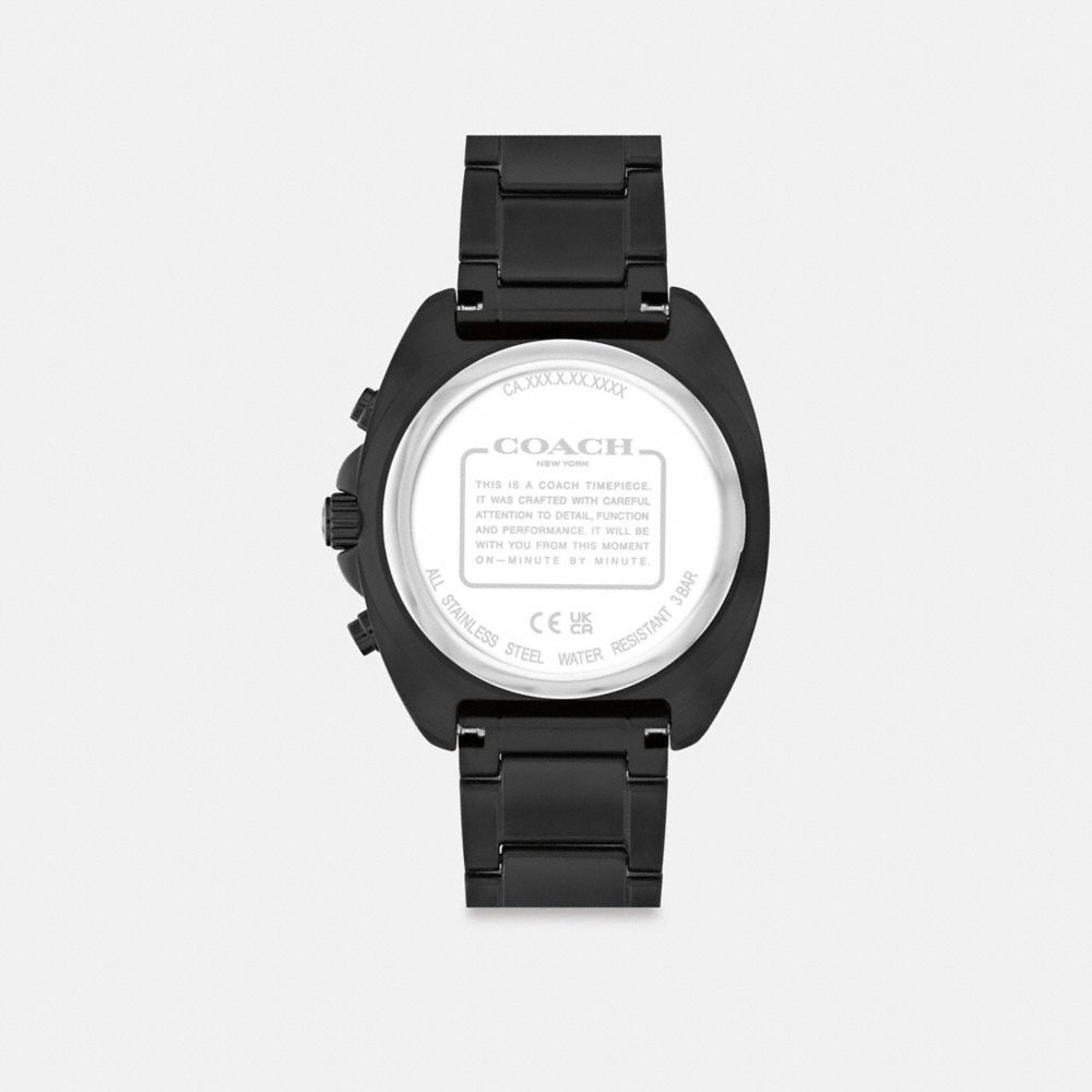 COACH®,Charter Chronograph Watch, 39 Mm,,Back View