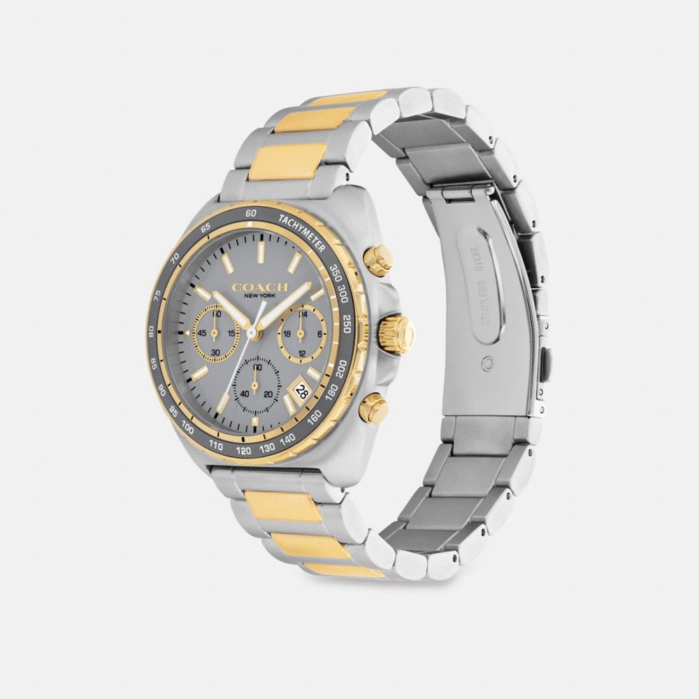 COACH®,Charter Chronograph Watch, 39 Mm,,Angle View