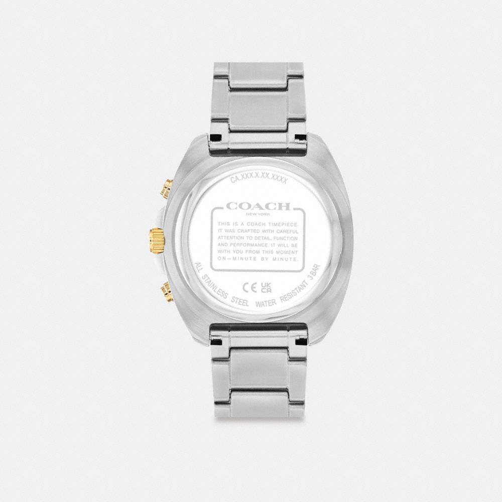 COACH®,Charter Chronograph Watch, 39 Mm,,Back View