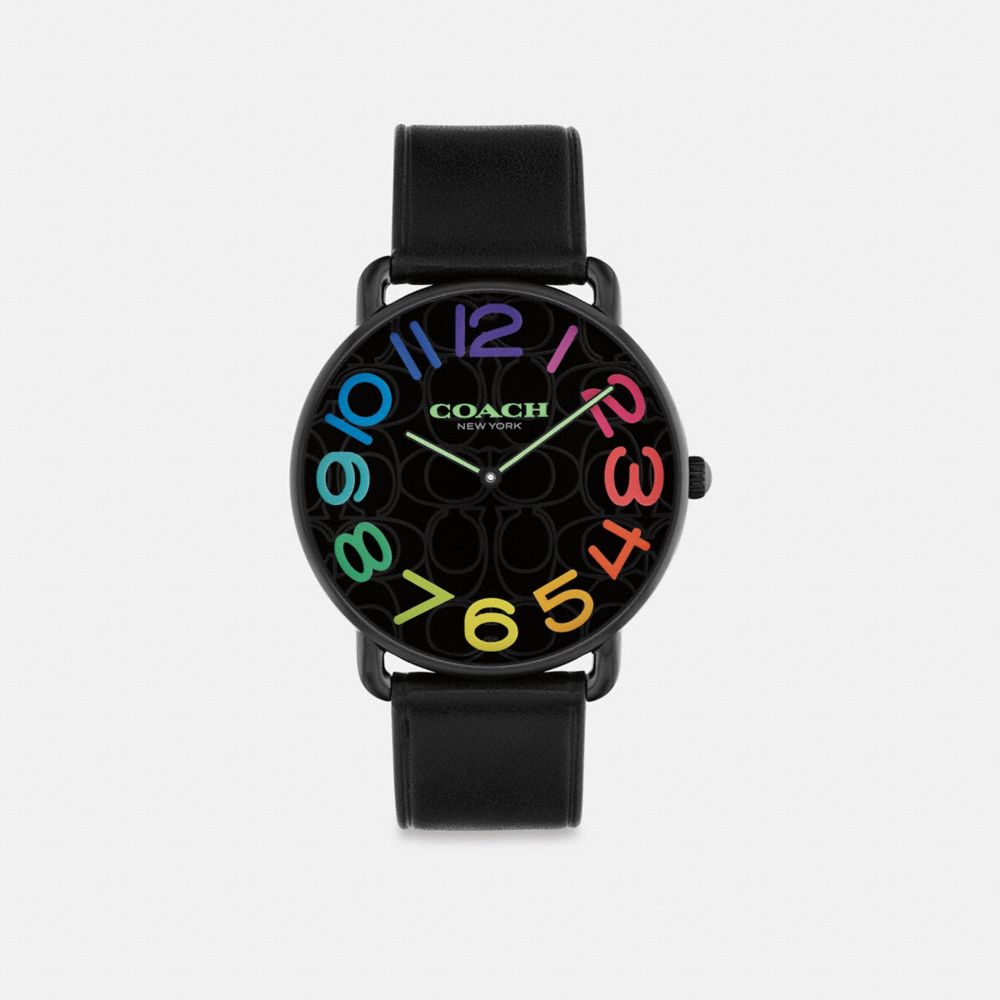 Coach Elliot Watch, 41mm In Black