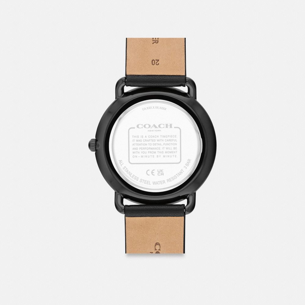 COACH®,Elliot Watch, 41 Mm,,Back View