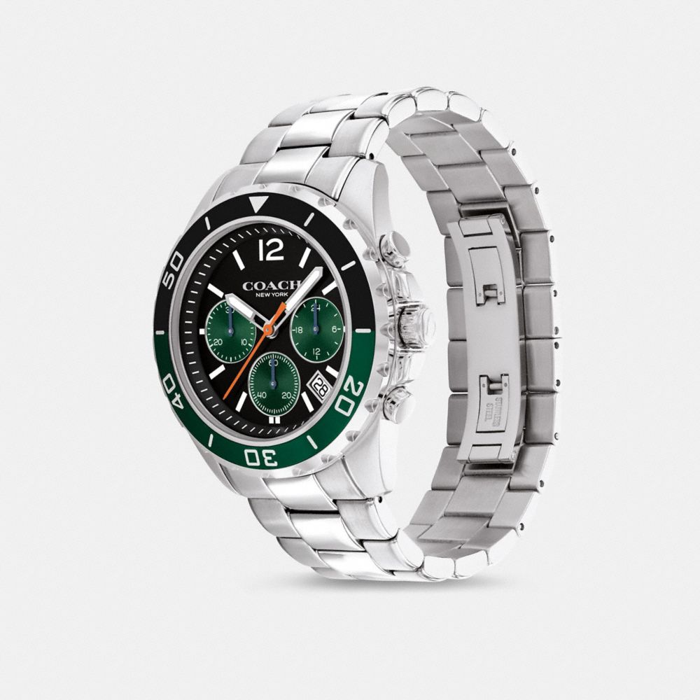 COACH®,Kent Watch, 44 Mm,,Angle View