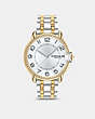 COACH®,ARDEN WATCH, 36MM,Metal,Two Tone,Front View