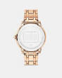 COACH®,MONTRE ARDEN, 36MM,Or Rose,Back View