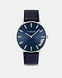 COACH®,PERRY WATCH, 36MM,Blue,Front View