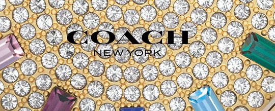 Coach Women's Preston Rainbow Crystal Bracelet Watch