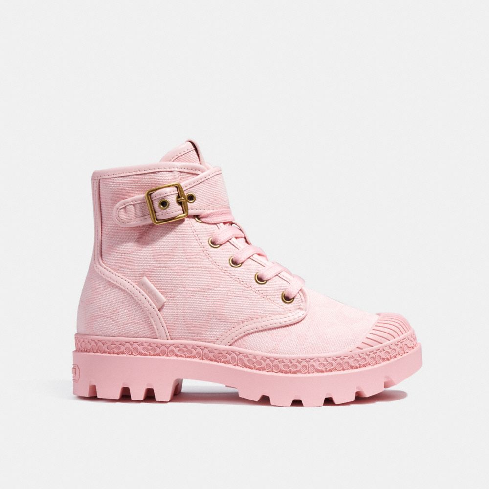 Pink sale coach boots