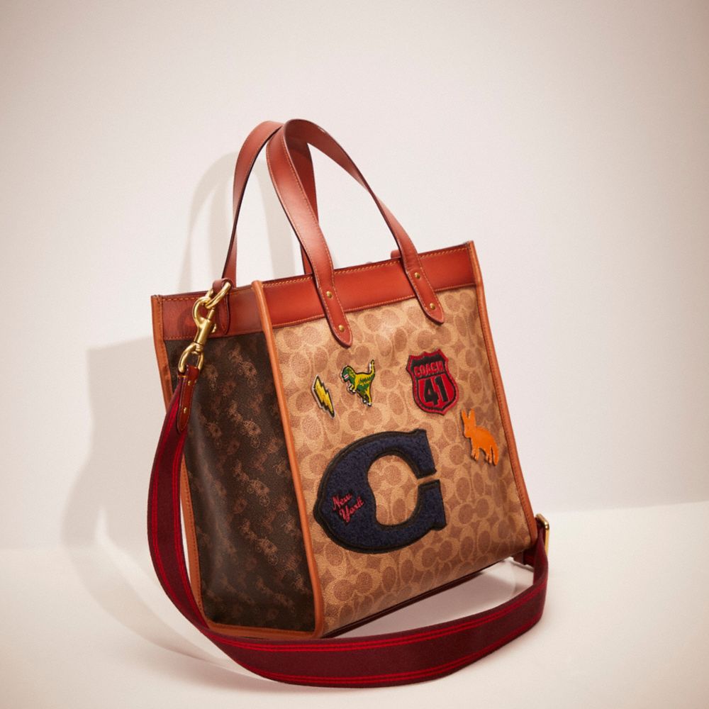 Coach tote signature canvas sale