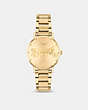 COACH®,PERRY WATCH, 28MM,Gold,Front View