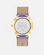 COACH®,PERRY WATCH, 36MM,Purple,Back View
