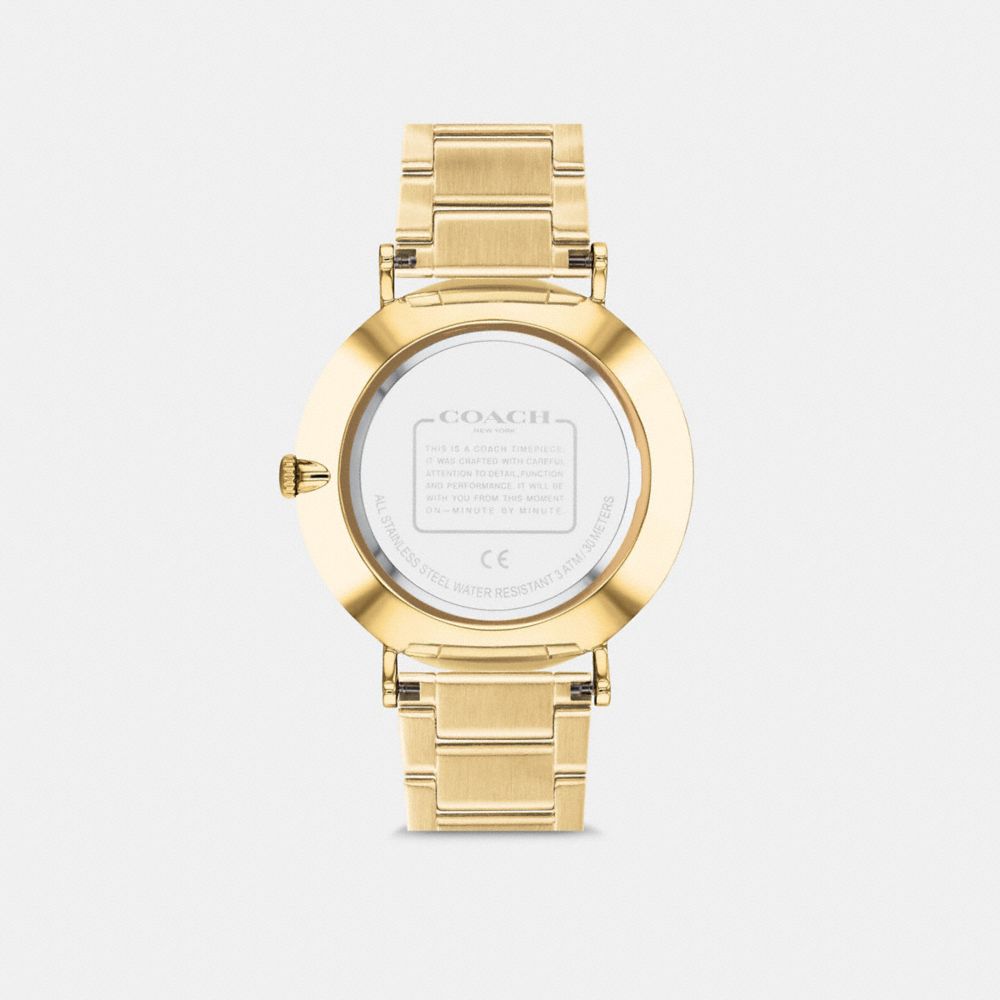 COACH®,Charles Watch, 41 Mm,,Back View