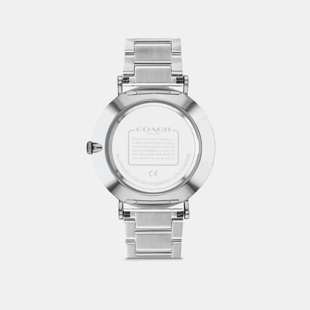 COACH®,Charles Watch, 41 Mm,,Back View
