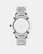COACH®,CHARLES WATCH, 41MM,Stainless Steel,Stainless Steel,Back View