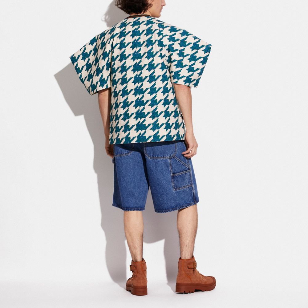 Herringbone Jacket In Organic Cotton