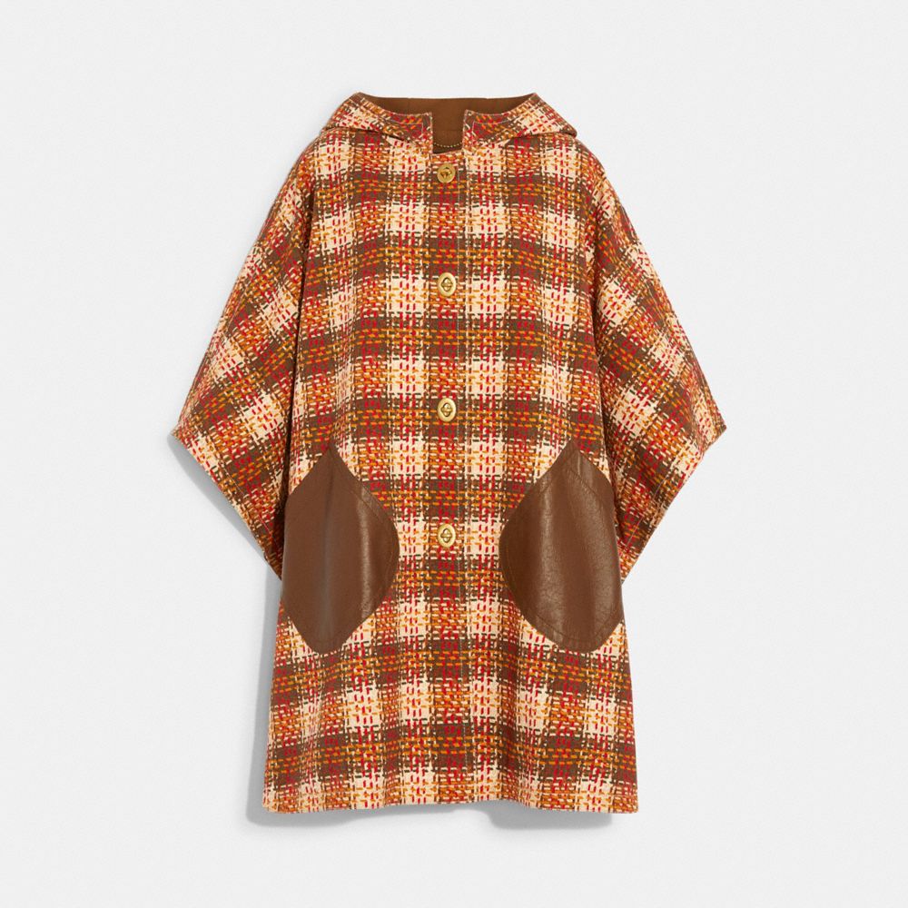 Bonnie Cashin Poncho In Organic Cotton
