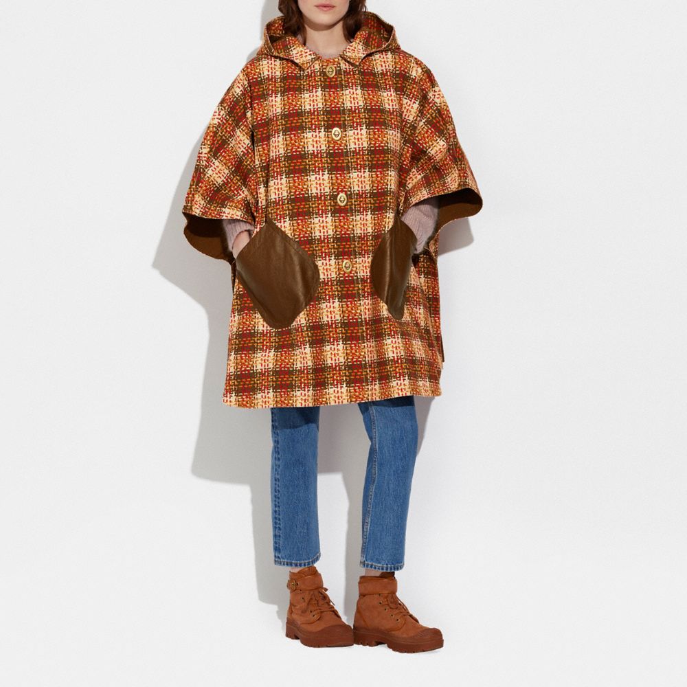 Bonnie Cashin Poncho In Organic Cotton