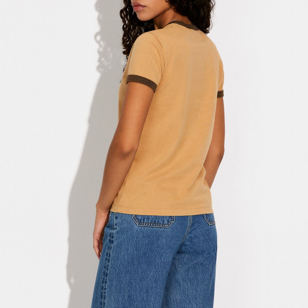 COACH®,Subway T Shirt In Organic Cotton,,Scale View