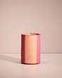 COACH®,REMADE COLORBLOCK PENCIL CUP,Mini,Pink/Multi,Front View