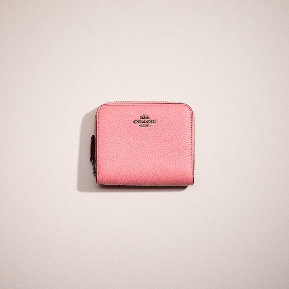 Coach Restored Billfold Wallet In Colorblock In Pewter/taffy Brnshd Amber Multi