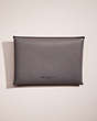 COACH®,REMADE COLORBLOCK LARGE POUCH,Leather,Mini,Pride,Black/Grey Multi,Back View