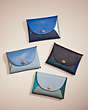 COACH®,REMADE COLORBLOCK LARGE POUCH,Leather,Mini,Pride,Blue Multi,Group View