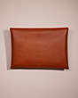 COACH®,REMADE COLORBLOCK LARGE POUCH,Leather,Mini,Pride,Brown/Multi,Back View