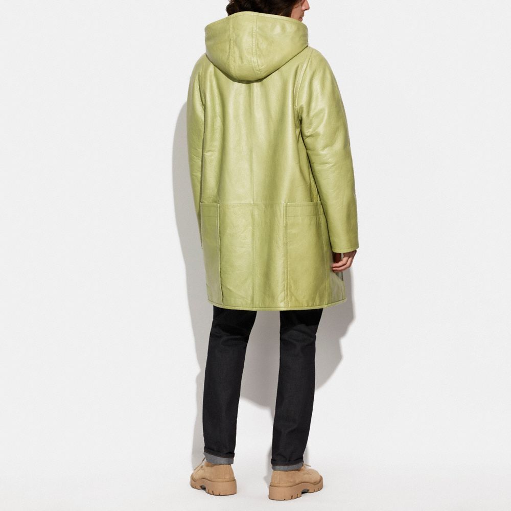 Bonnie Cashin Leather Slicker Coat