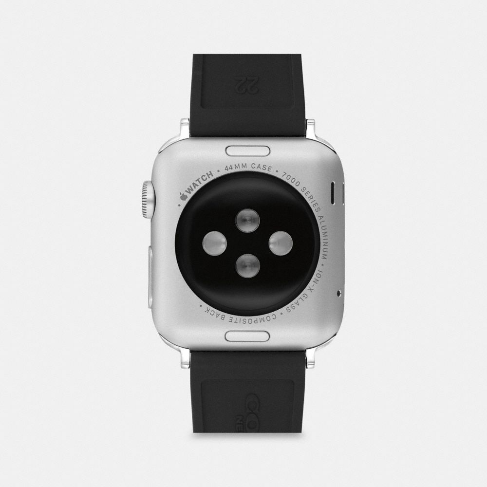 Coach Apple Watch Signature Canvas Strap, 42mm & 44mm - Black