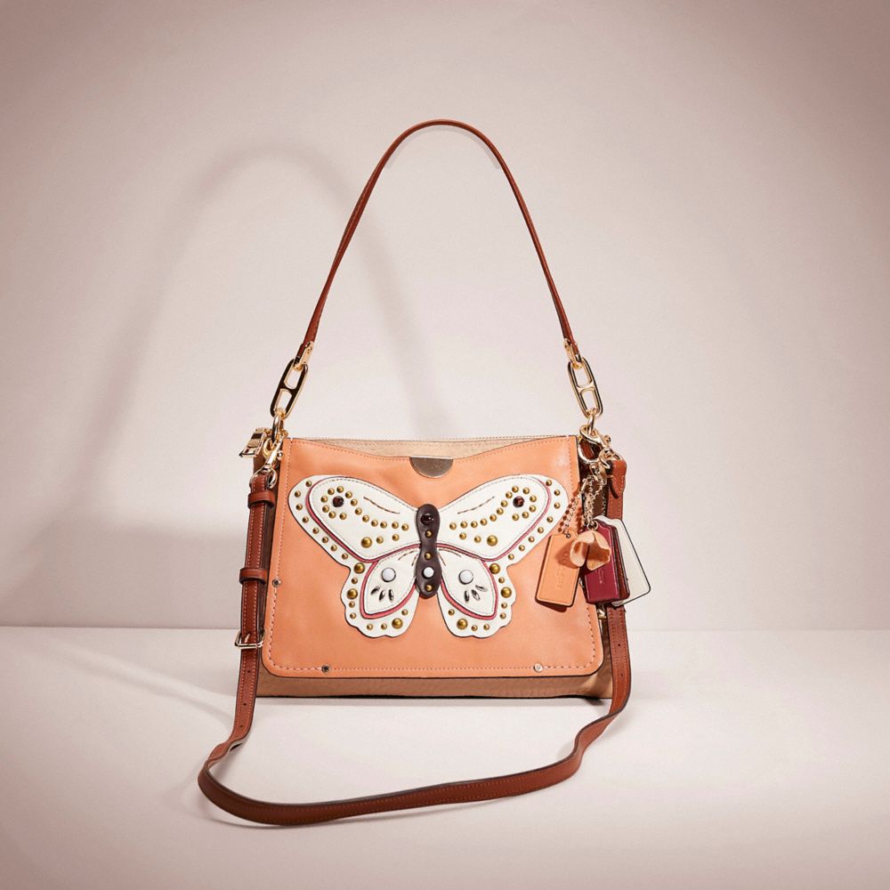 Coach dreamer shoulder hot sale bag in colorblock