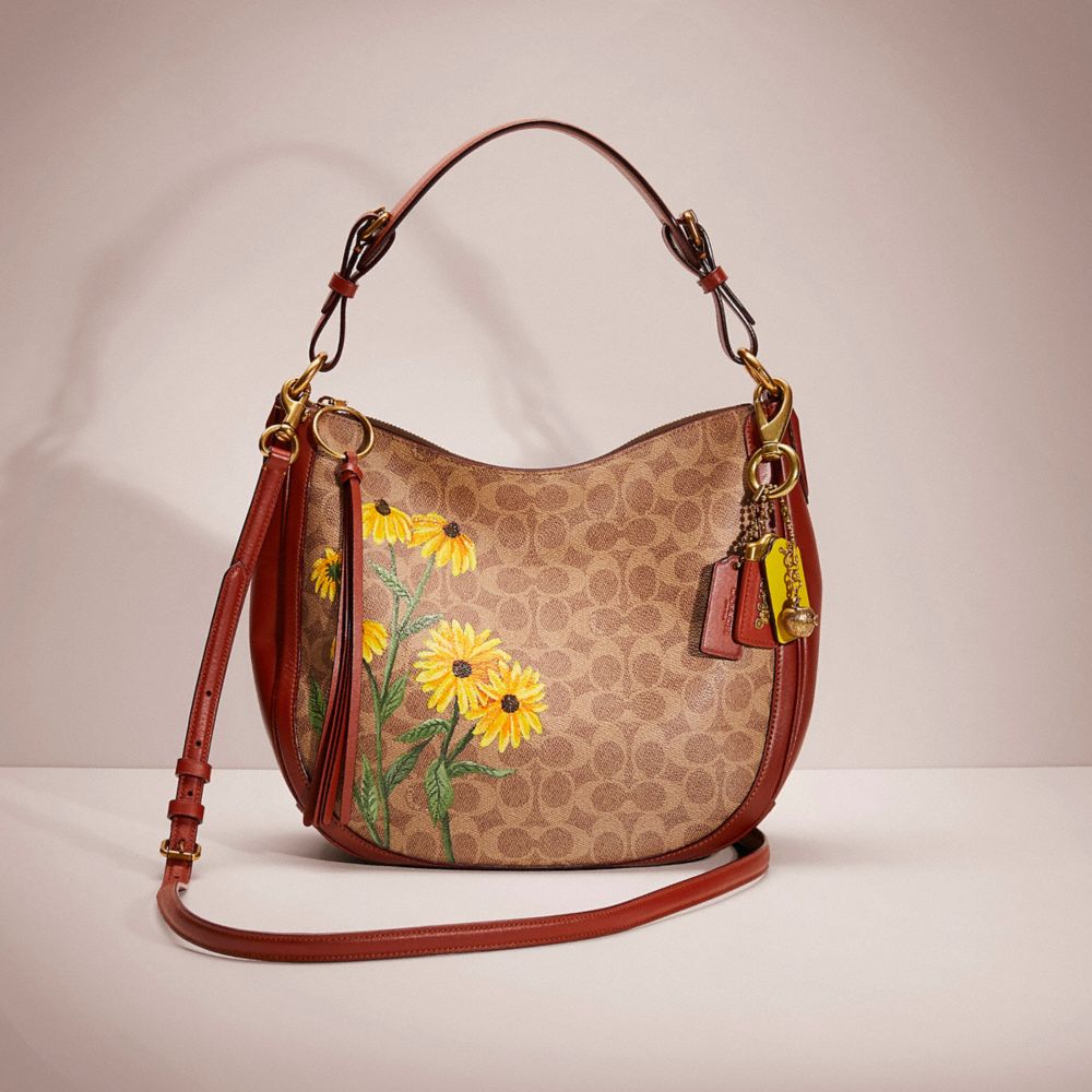 COACH Upcrafted Sutton Hobo In Signature Canvas COACH