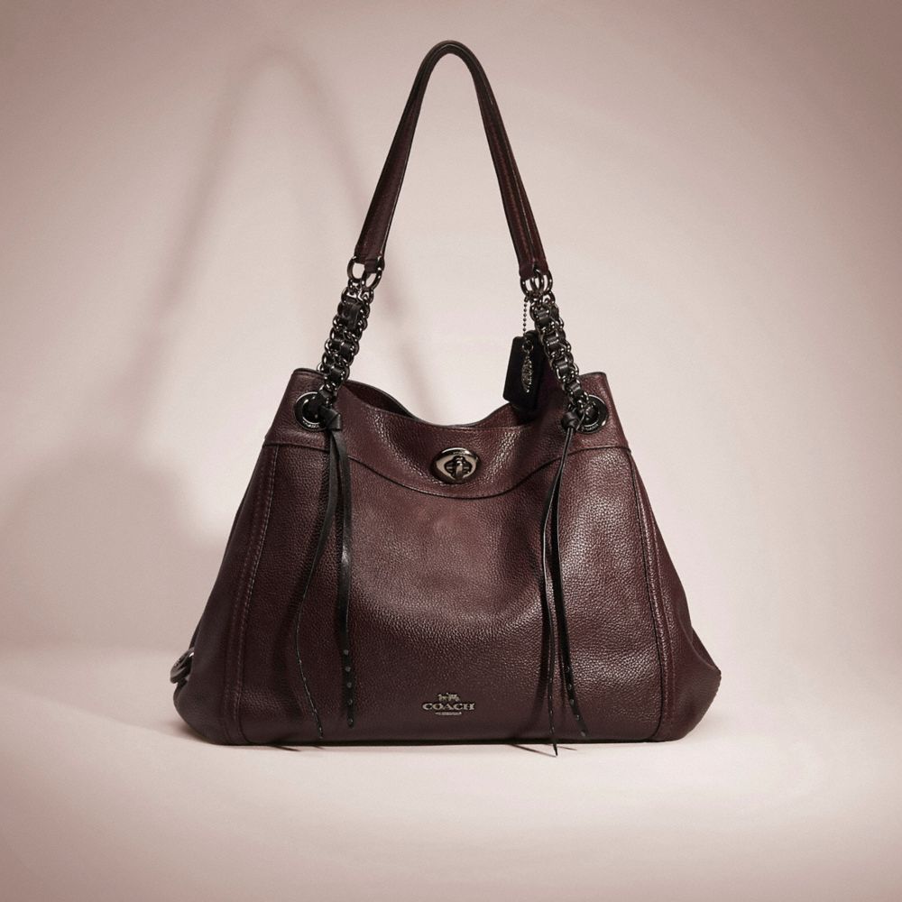 Coach turnlock edie discount bag