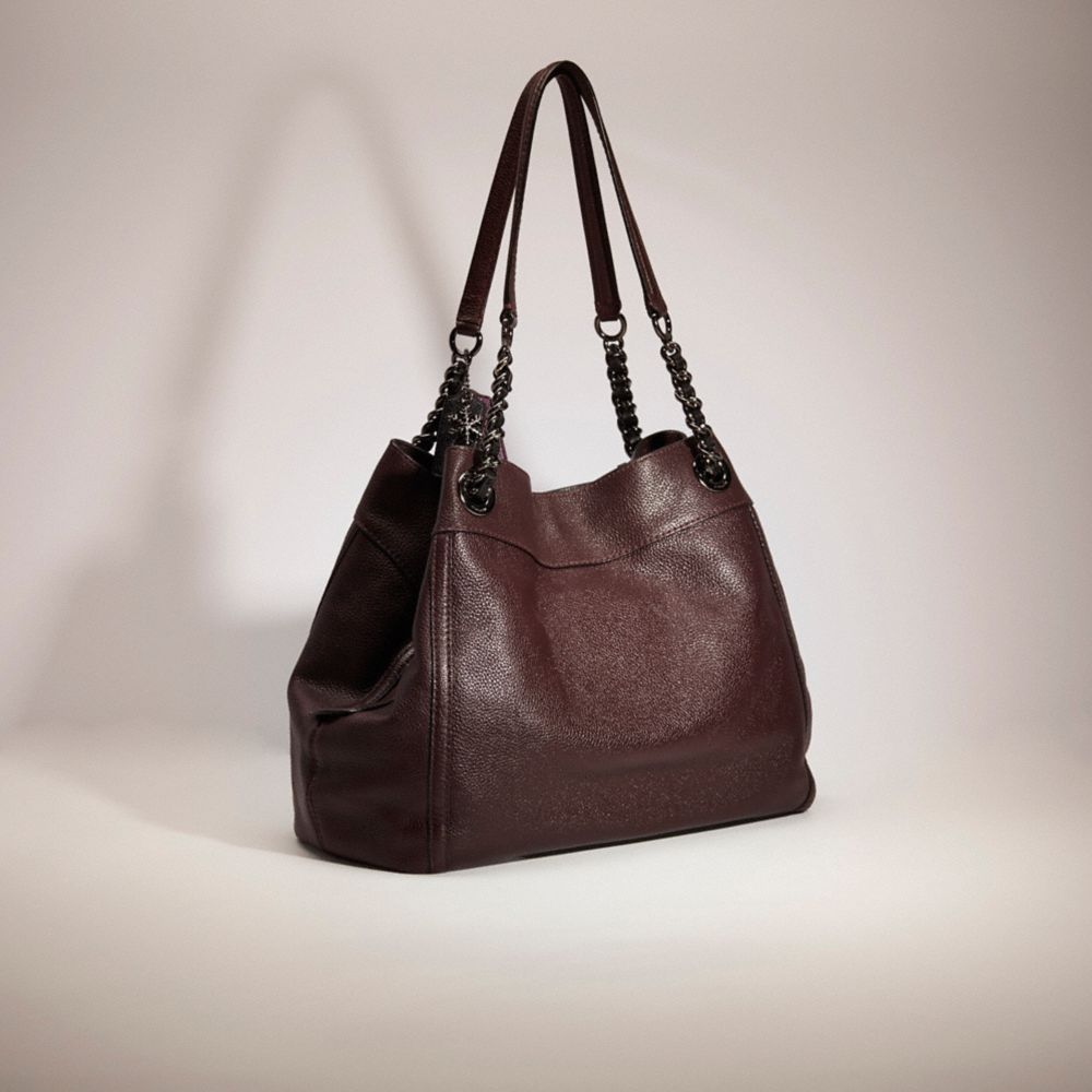 Coach turnlock best sale edie oxblood