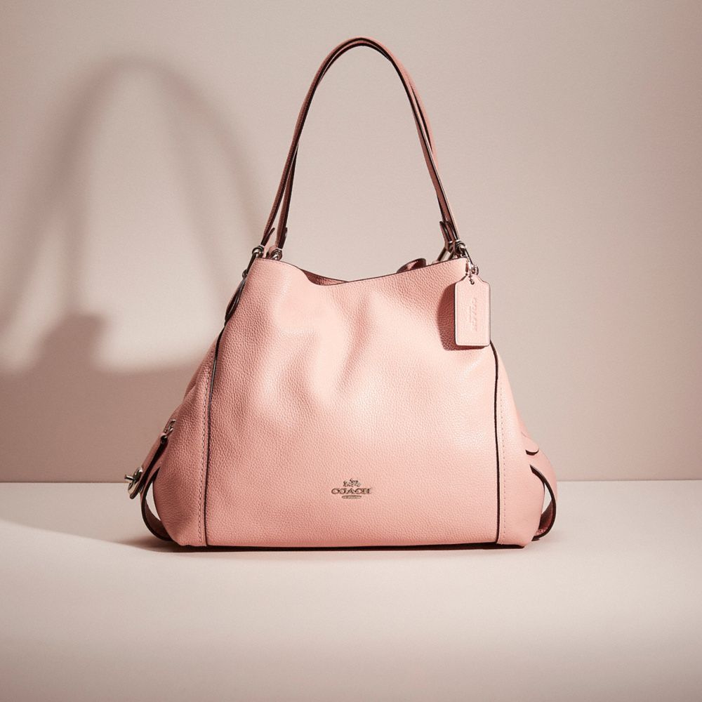 COACH®,Restored Edie Shoulder Bag 31,Leather,Hobo,Metal,Logo,Gold Metal,Casual,,Front View