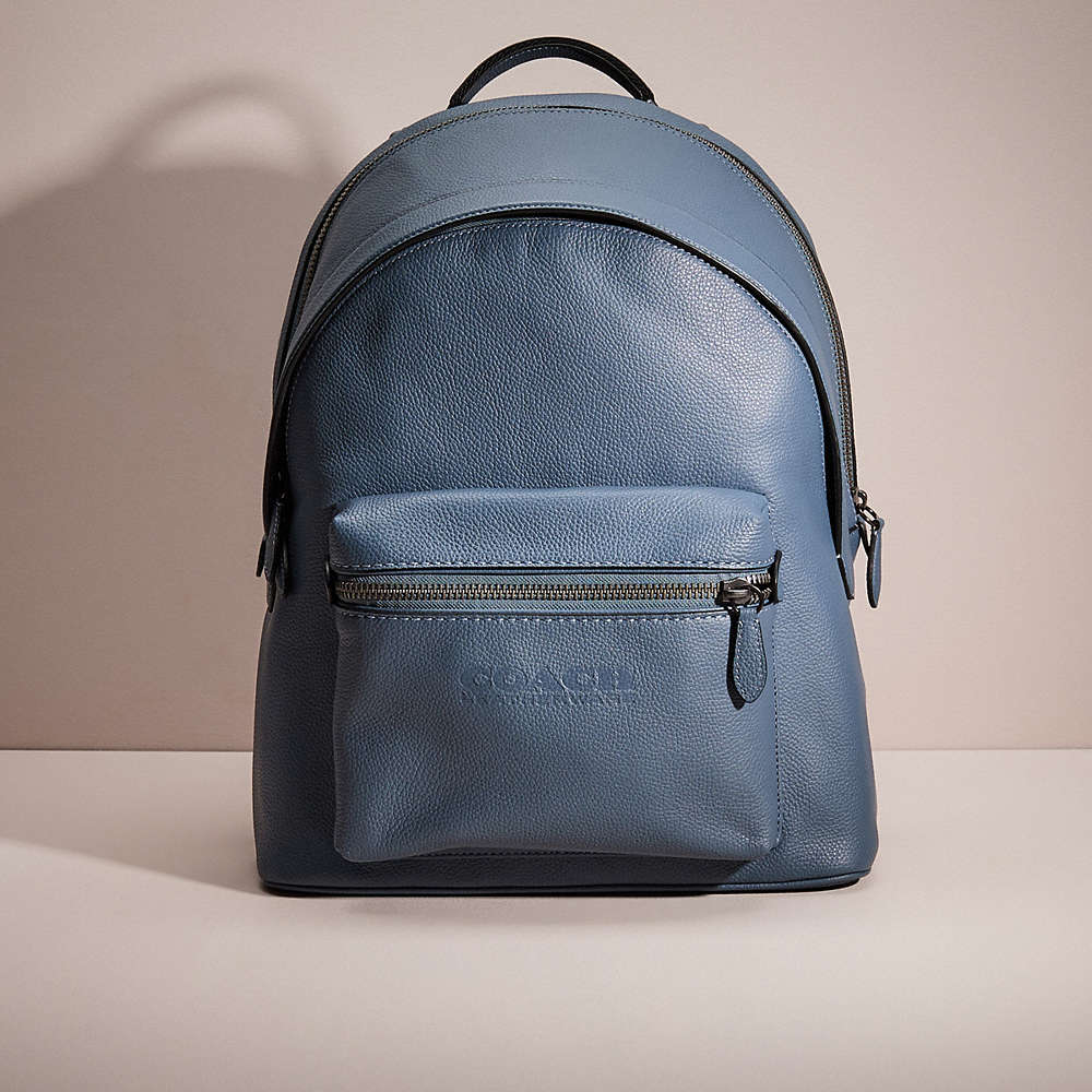 Coach Restored Charter Backpack In Blue