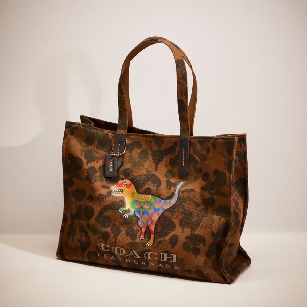 Restored Tote 42 With Rainbow Signature Rexy