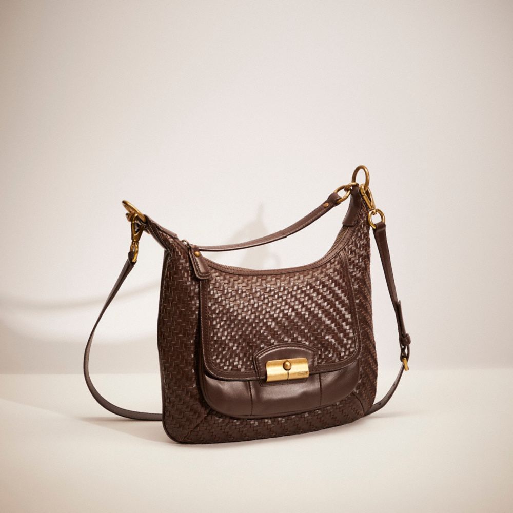 Coach kristin woven leather hobo new arrivals