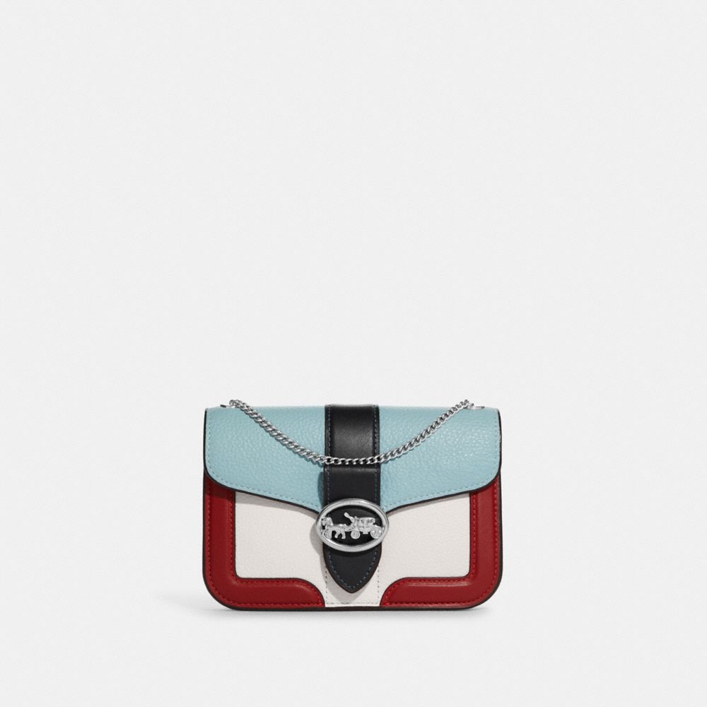 Color block coach online bag