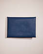 COACH®,REMADE LARGE POUCH,Leather,Mini,Blue,Back View