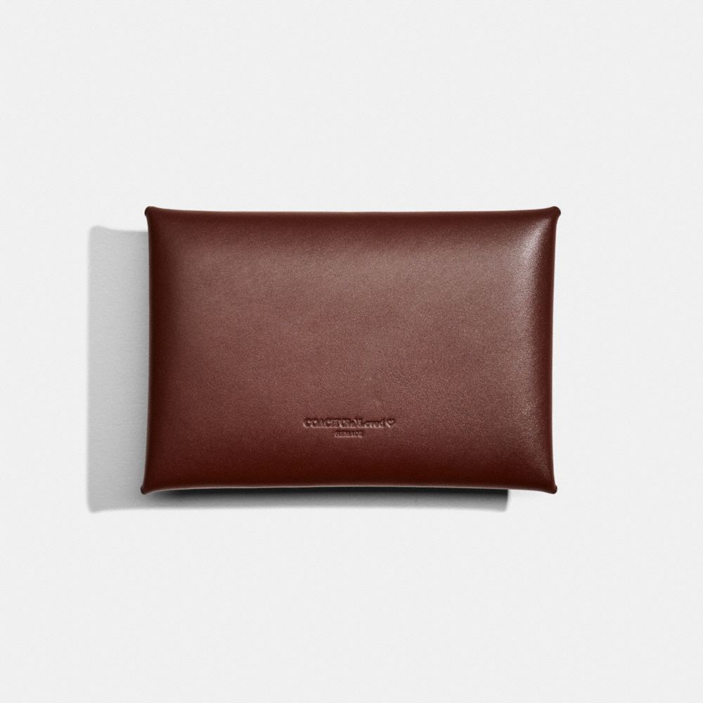 COACH®,Remade Large Pouch,Coin,Casual,Brown,Back View