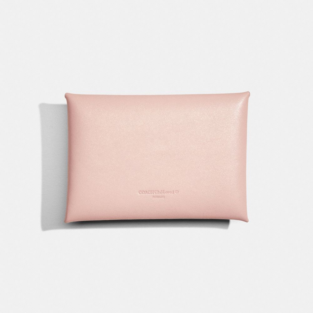 COACH®,Remade Large Pouch,Coin,Casual,Pink,Back View