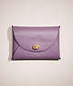 COACH®,REMADE LARGE POUCH,Leather,Mini,Light Violet,Front View