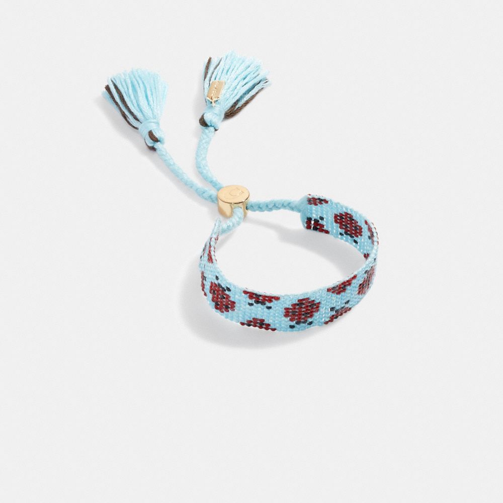 Ladybug Beaded Bracelet