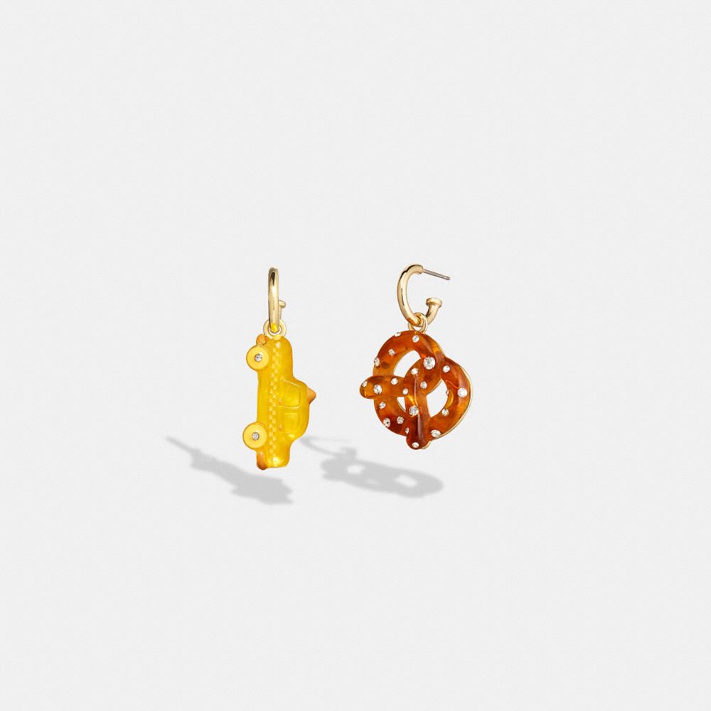 CRAZY IN LOCK EARRINGS SET