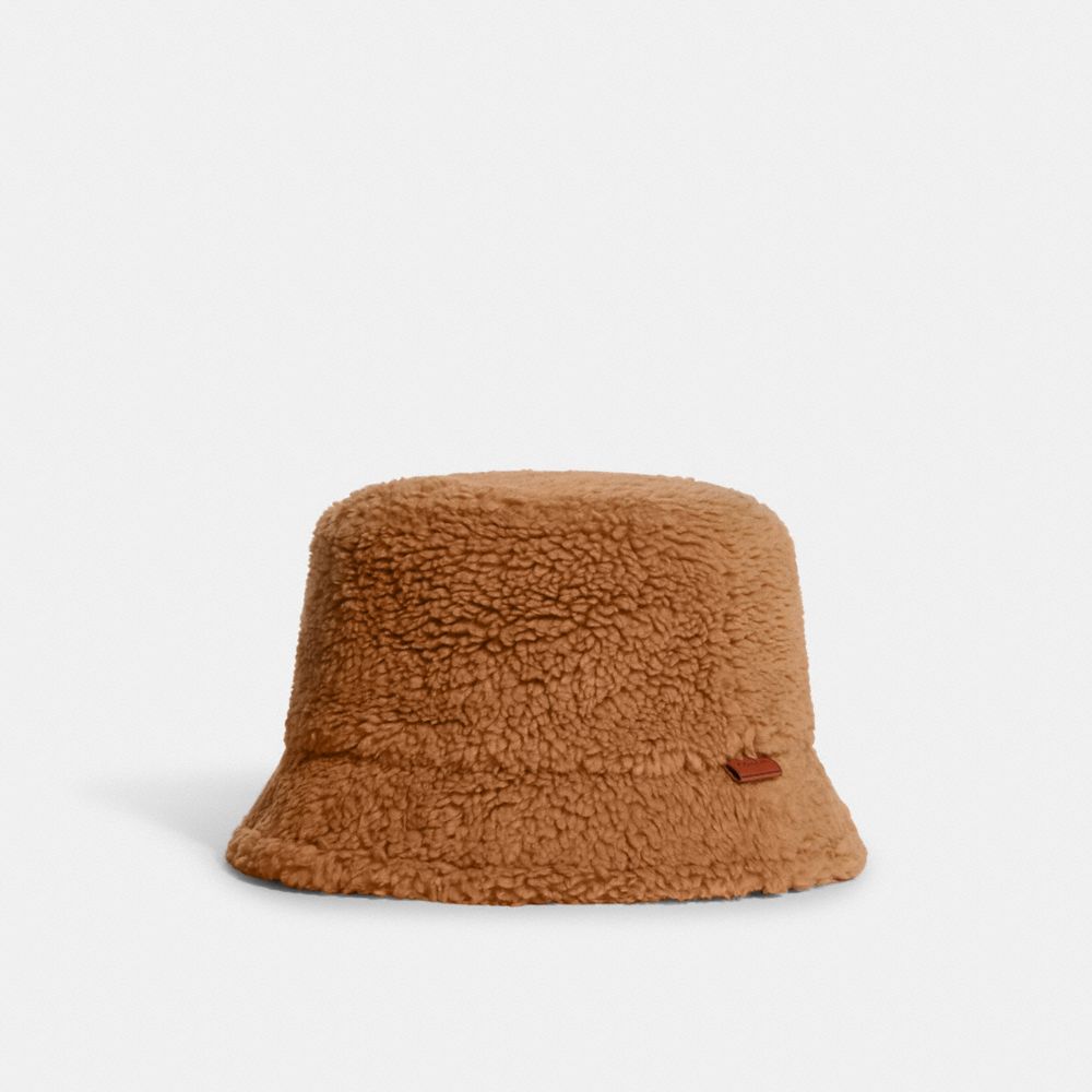 Sherpa Bucket Hat With Signature Jacquard Lining