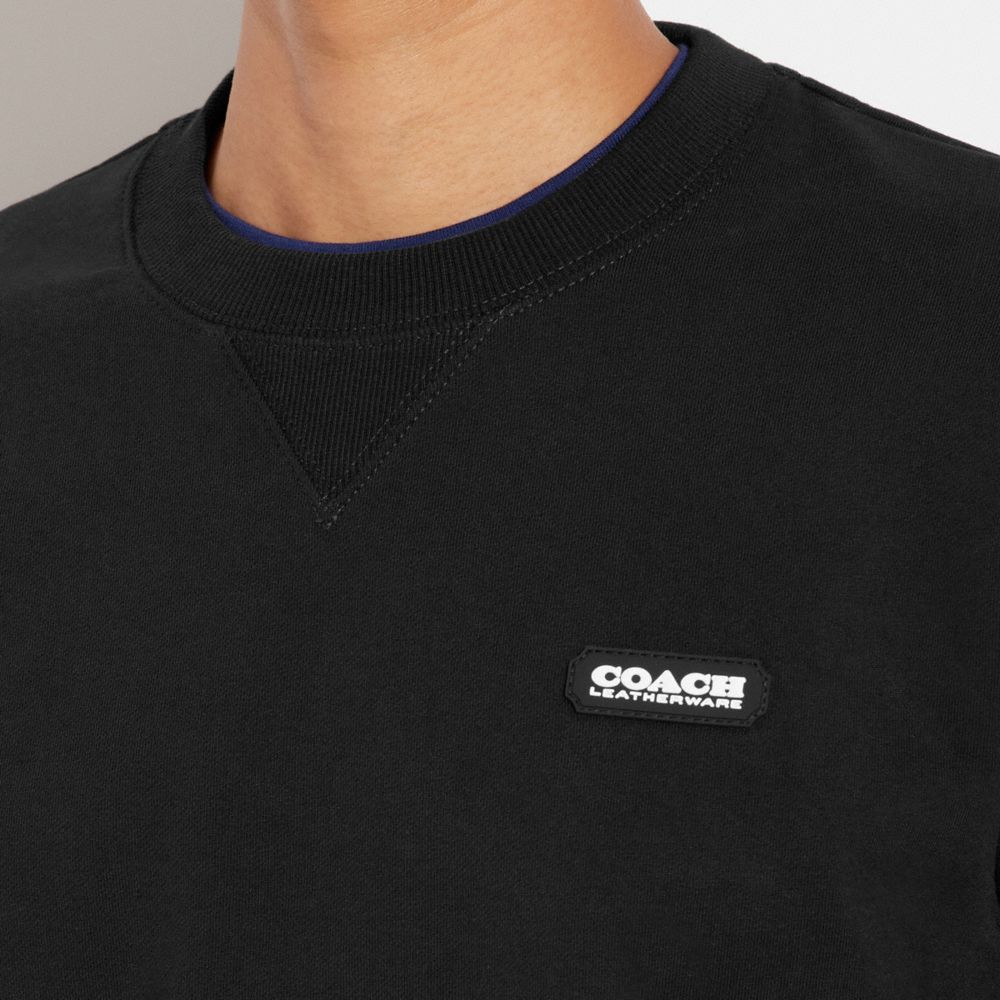 COACH®,Essential Crewneck,,Detail View