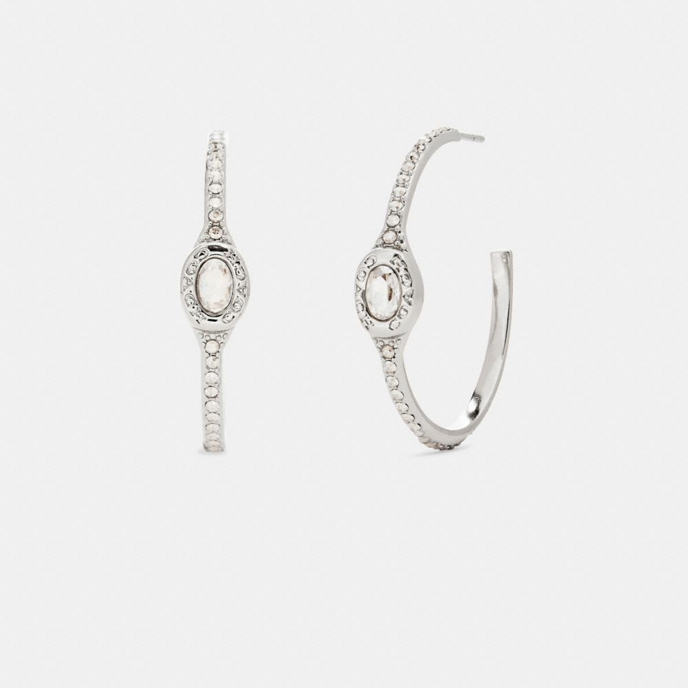 COACH® Outlet Crystal Hoop Earrings