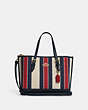 Mollie Tote Bag 25 In Signature Jacquard With Stripes