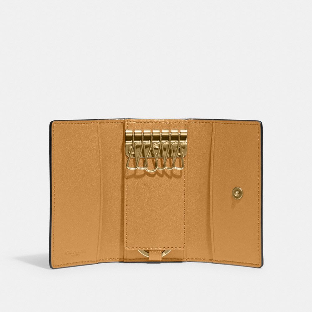 COACH®,6 リング キー ケース ウィズ チェリー プリント,キーケース,