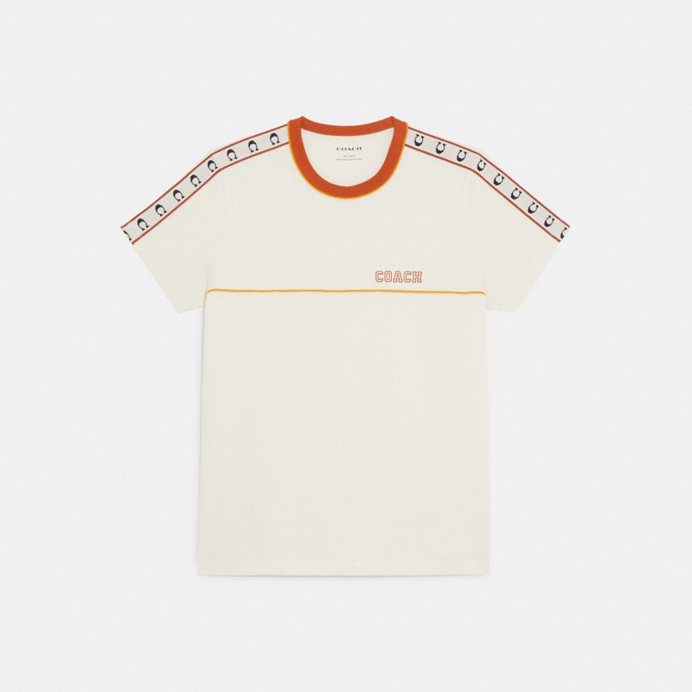 国内発送 すぐ【COACH】ヴァーシティ Tシャツ コットン100％ 国内発送 すぐ【COACH】ヴァーシティ Tシャツ コットン100